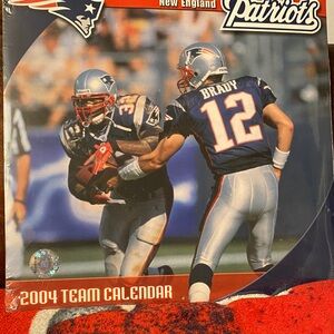 New England Patriots 2004 Team Calendar